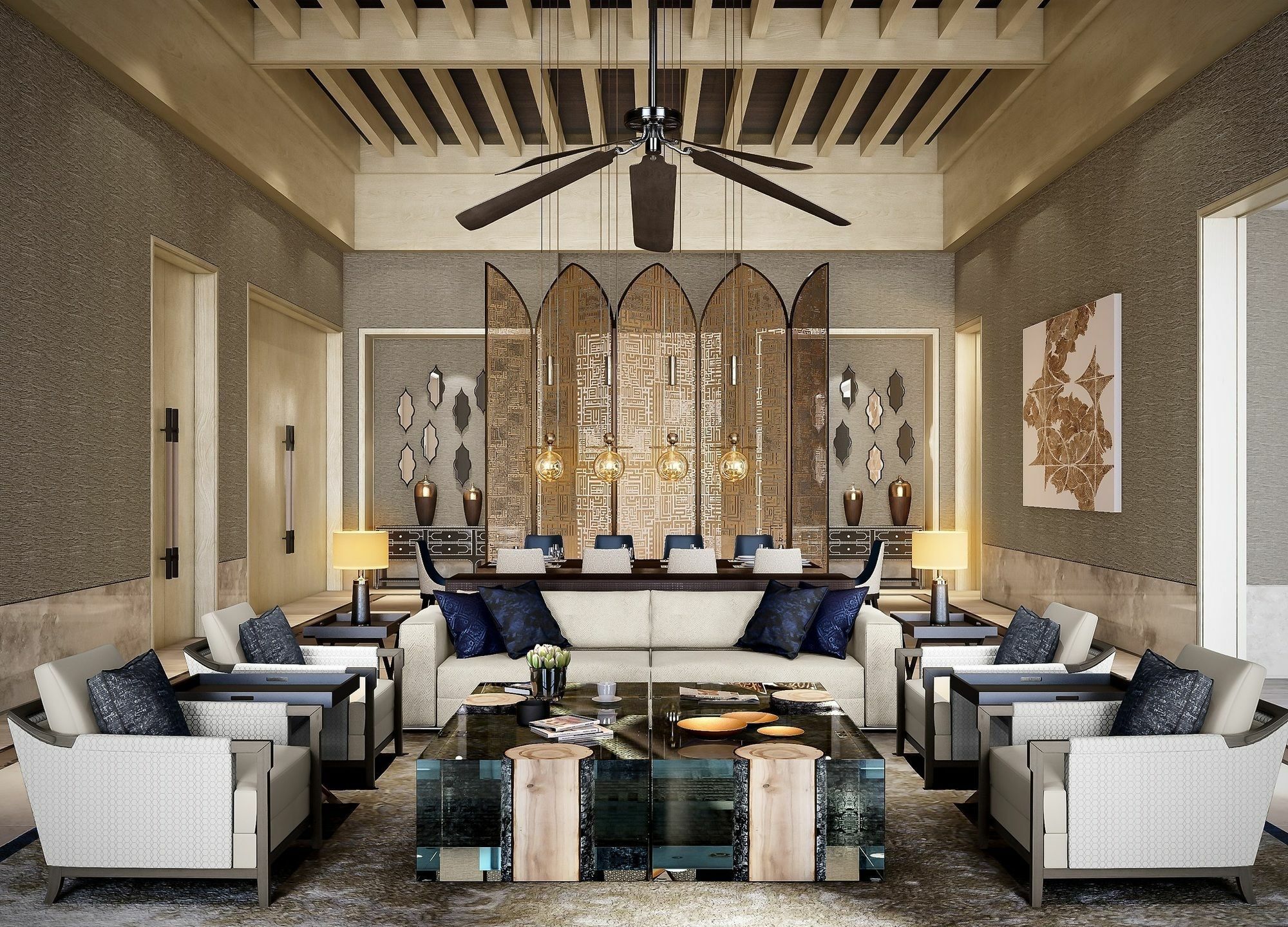 Saadiyat Rotana Resort And Villas Abu Zabi Zewnętrze zdjęcie The interior of the hotel